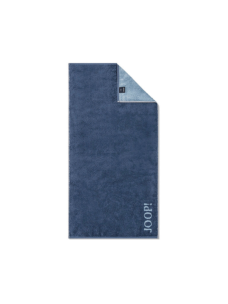 JOOP Handtuch 50x100cm DIVEDED DOUBLEFACE Aqua dunkelblau – Joop