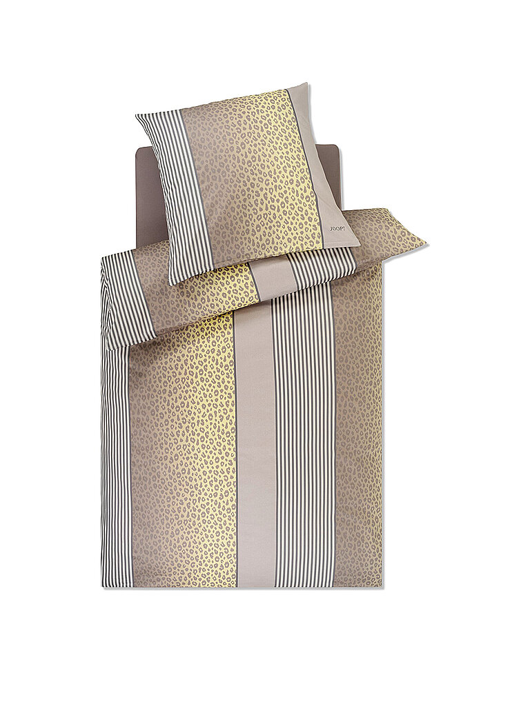 JOOP Satin Bettwäsche LEO 70x90cm / 140x200cm Vanilla creme