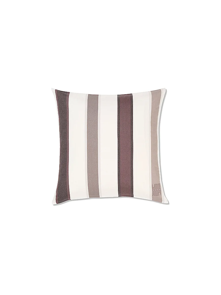 JOOP Ropa de cama de satén Banks 70x90cm/140x220cm Stone gris claro