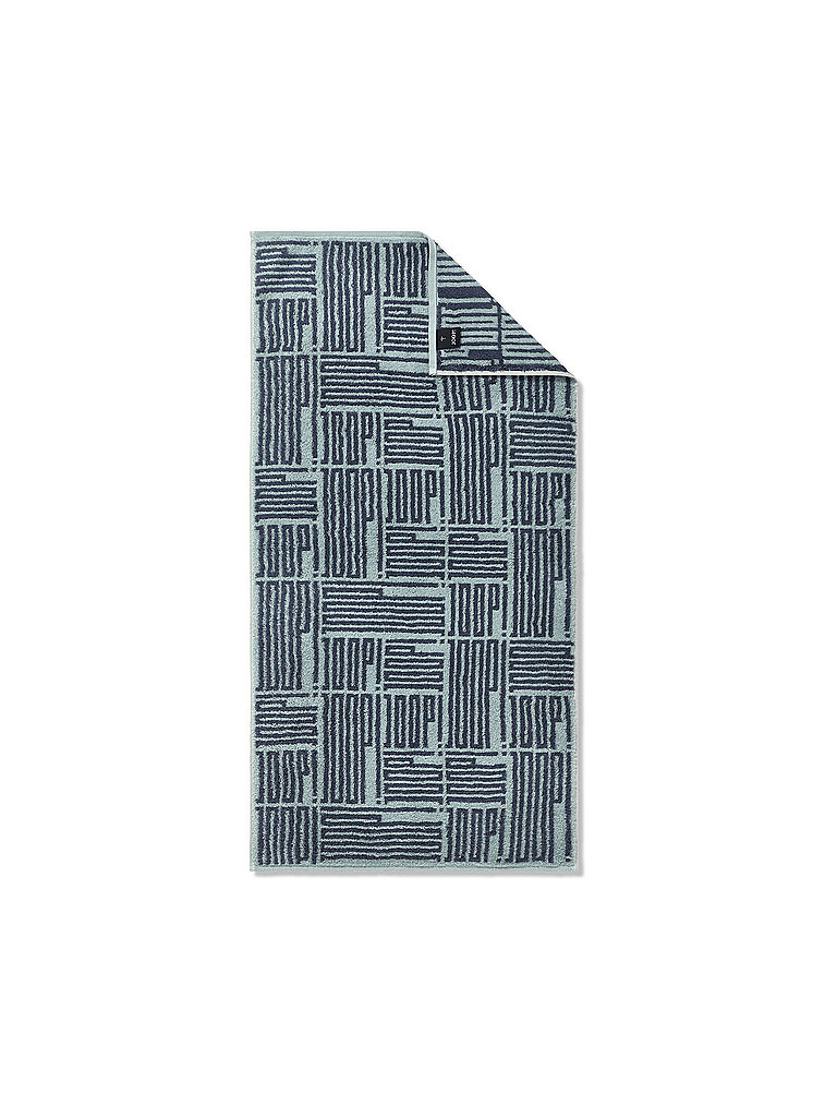 JOOP Handtuch 50x100cm BARS ALLOVER Aqua mint