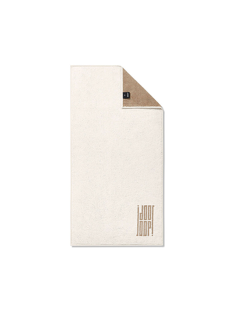 JOOP Handtuch 50x100cm BARS DOUBLEFACE Creme beige