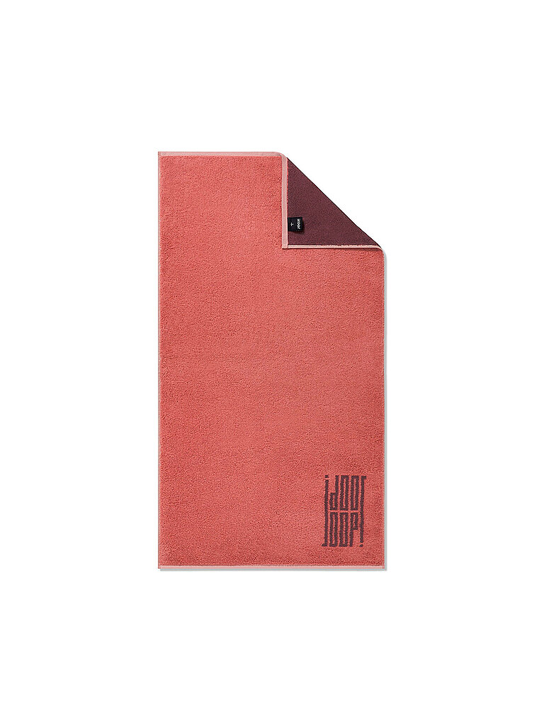 JOOP Duschtuch 80x150cm BARS DOUBLEFACE Siena rot