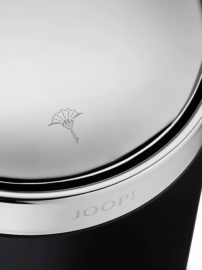 JOOP | Badeimer Chromeline Black 26cm | silber