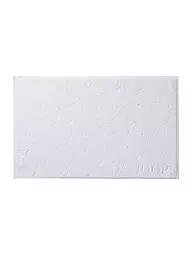 JOOP | Badematte "Cornflower Uni 50x80cm Platin | weiss
