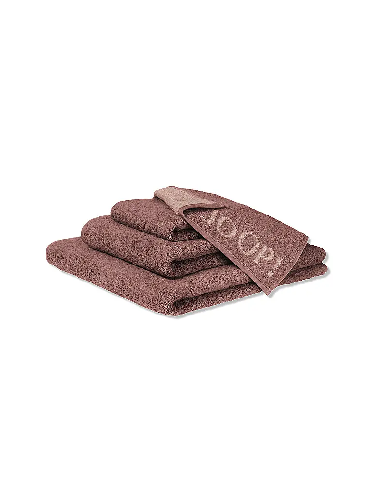 JOOP | Duschtuch 80x150cm CONTOUR DOUBLFACE Mauve | Beere