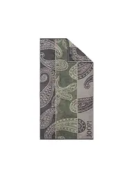 JOOP | Duschtuch 80x150cm CONTOUR PAISLY Creme | Dunkelgrün