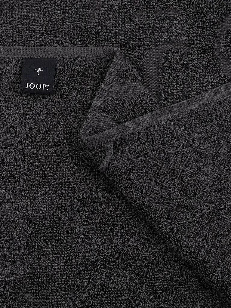 JOOP | Duschtuch 80x150cm STUDIO REPEAT Basalt | schwarz