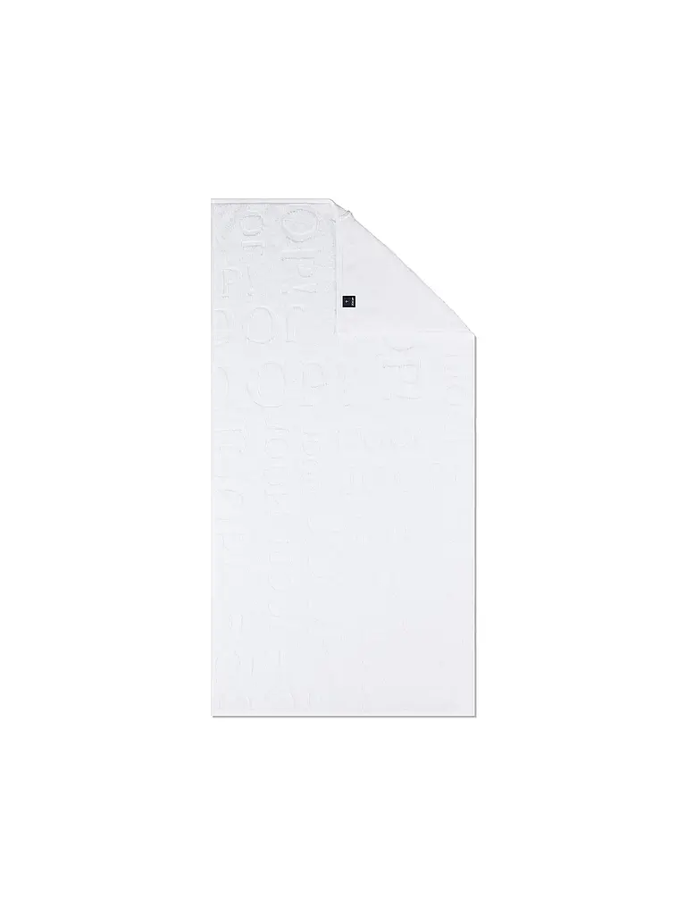 JOOP | Duschtuch 80x150cm STUDIO REPEAT Weiss | weiss