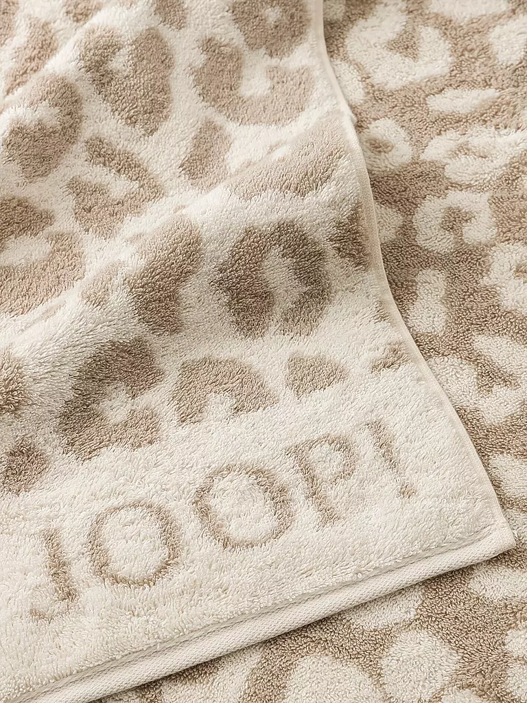 JOOP | Duschtuch LEO 80x150cm Creme | grau