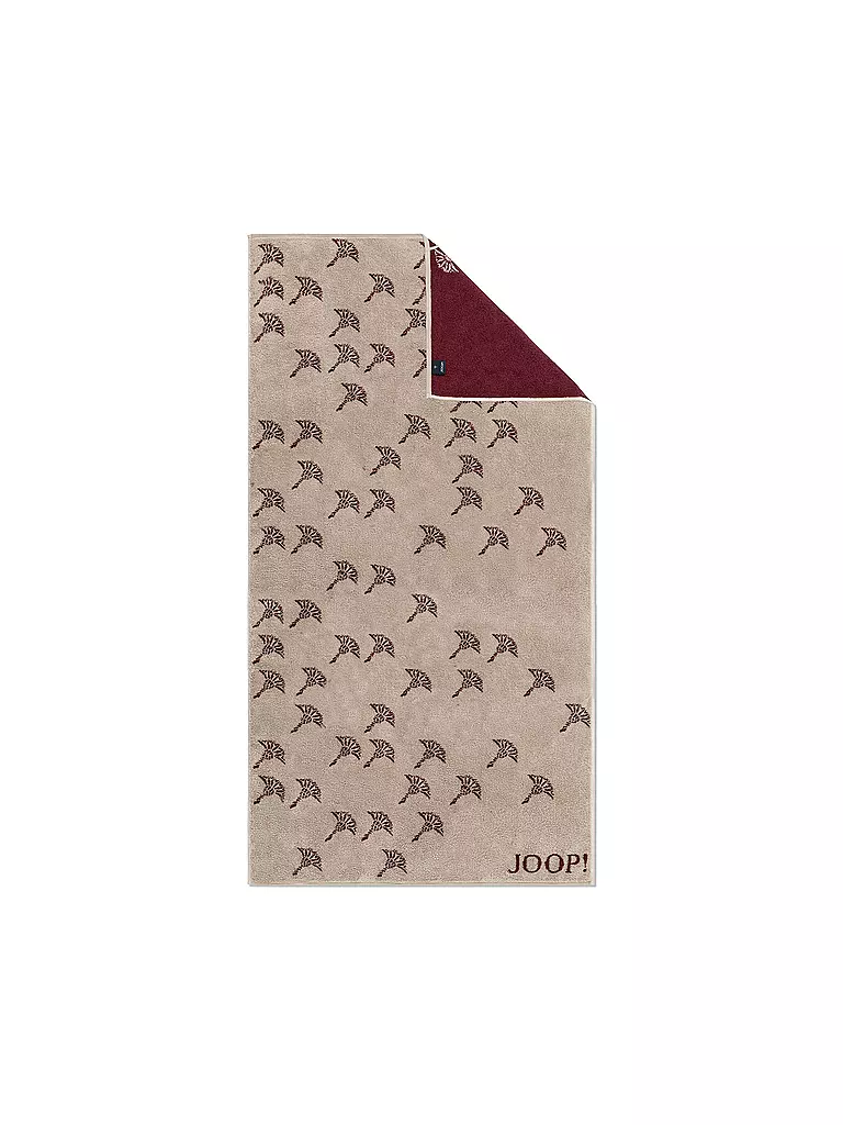 JOOP | Duschtuch SELECT FADED CORNFLOWER  80x150cm Rouge | dunkelrot