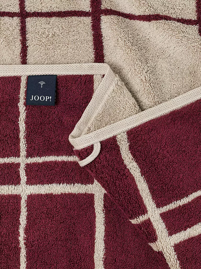 JOOP | Duschtuch SELECT LAYER 80x150cm Rouge | dunkelrot