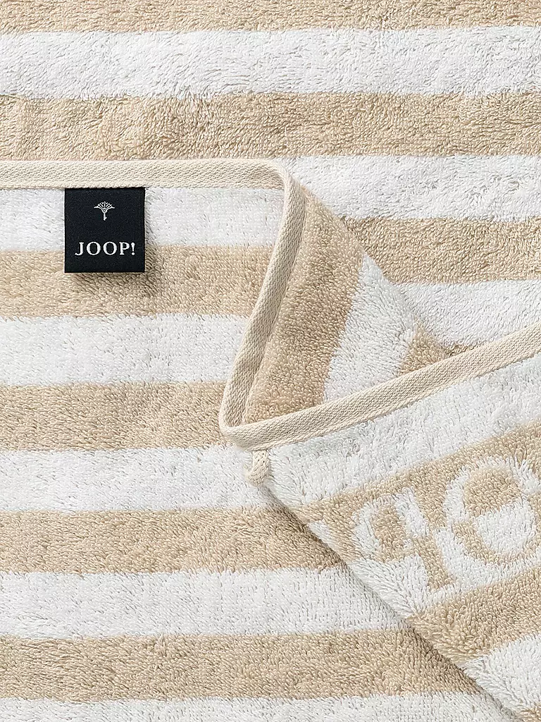 JOOP | Duschtuch SPLIT STRIPES 80x150cm Natur | hellgrün