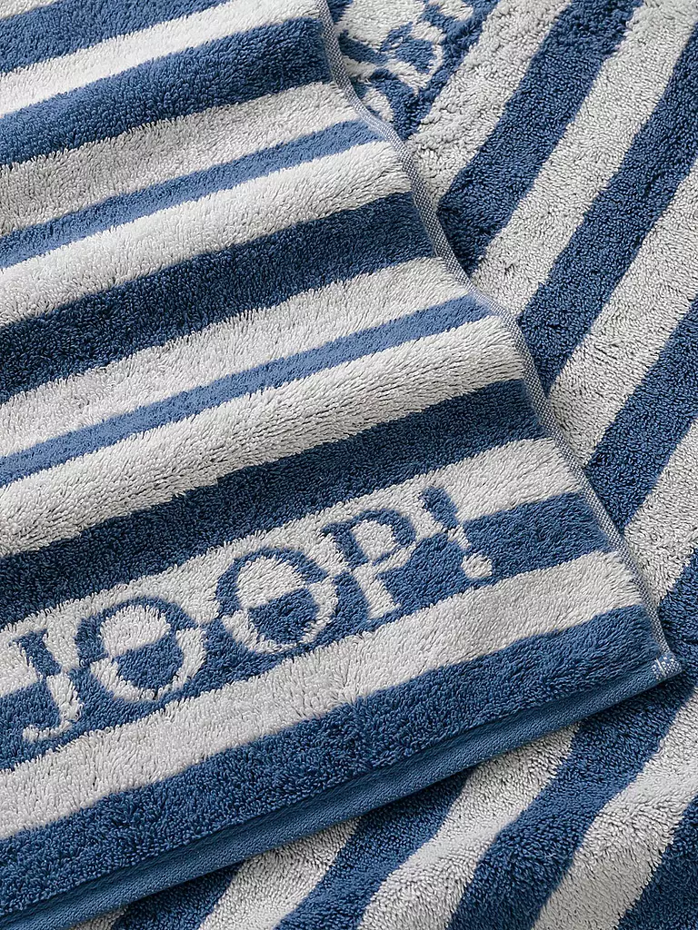 JOOP | Duschtuch SPLIT STRIPES 80x150cm Ocean | dunkelblau