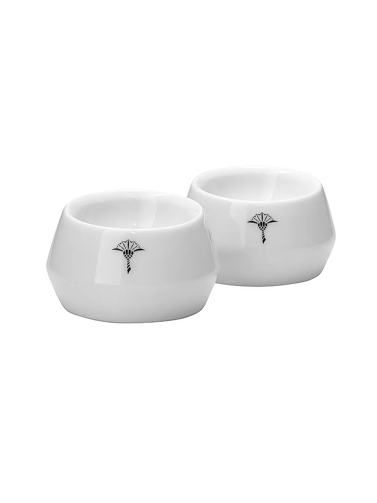 JOOP | Eierbecher 2er Set 3,7x6,1cm Single Cornflower Weiss | weiss