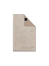 JOOP | Gästetuch 30x50cm CONTOUR DOUBLFACE Oliv | Beige