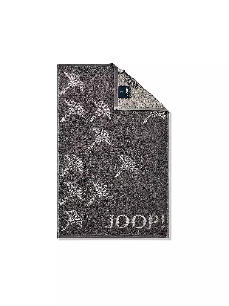 JOOP | Gästetuch 30x50cm MOVE FADED CORNFLOWER Anthrazit | grau