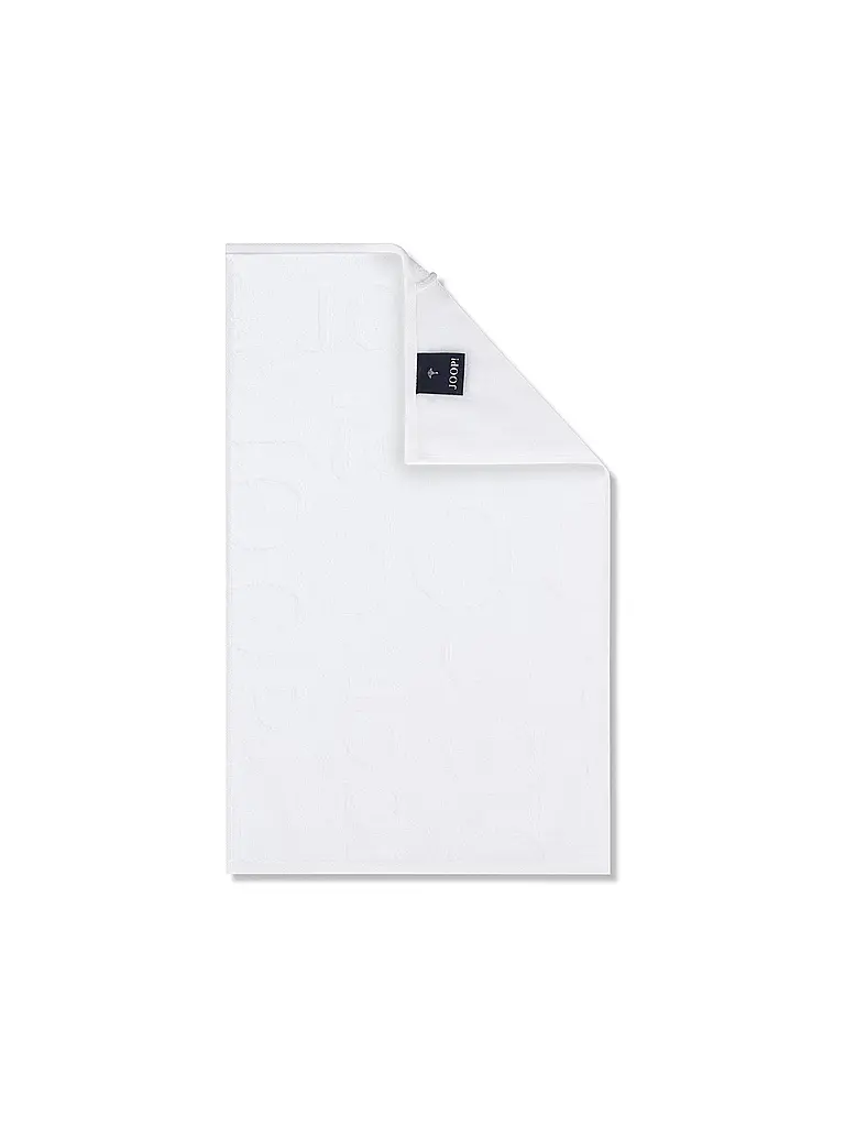 JOOP | Gästetuch 30x50cm STUDIO REPEAT Weiss | weiss