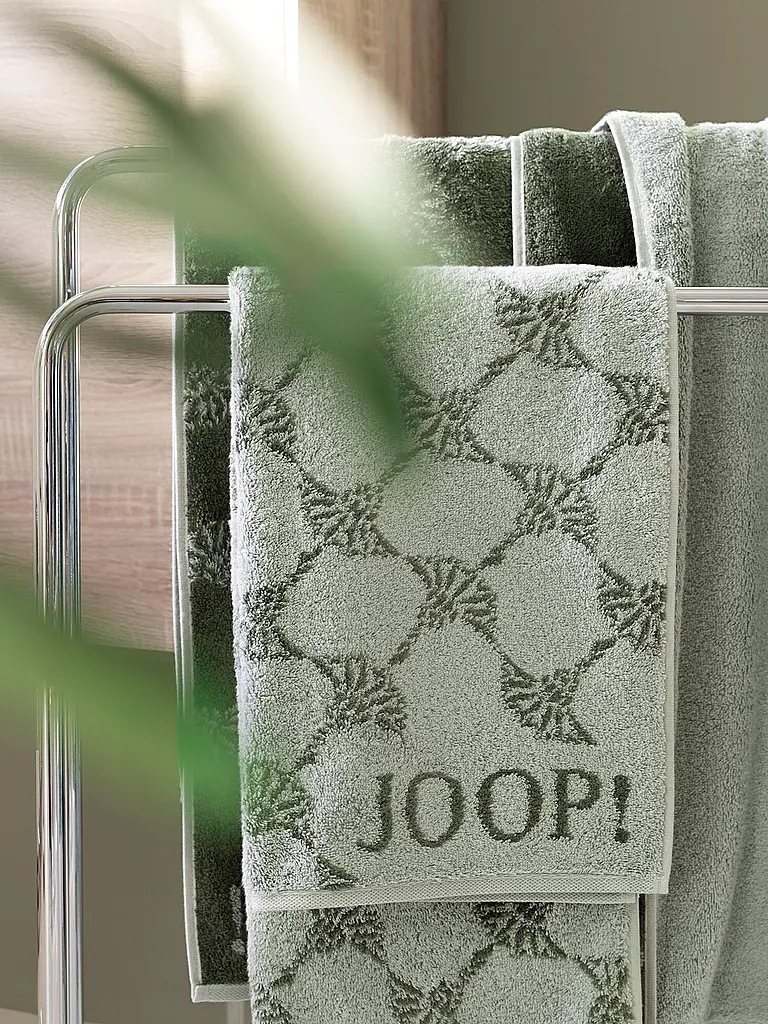 JOOP | Gästetuch Classic Cornflower 30x50cm Salbei | hellgrün