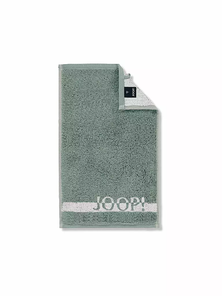 JOOP | Gästetuch SPLIT DOUBLEFACE 30x50cm Pinie | hellgrün