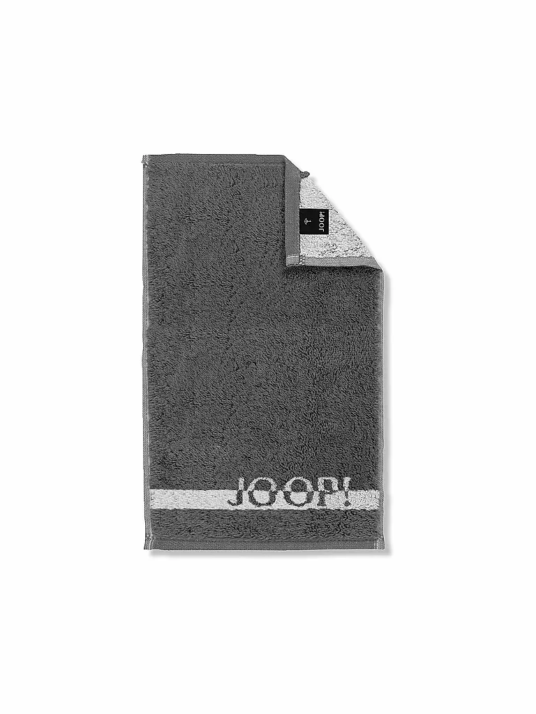JOOP | Gästetuch SPLIT DOUBLEFACE 30x50cm Stein | grau