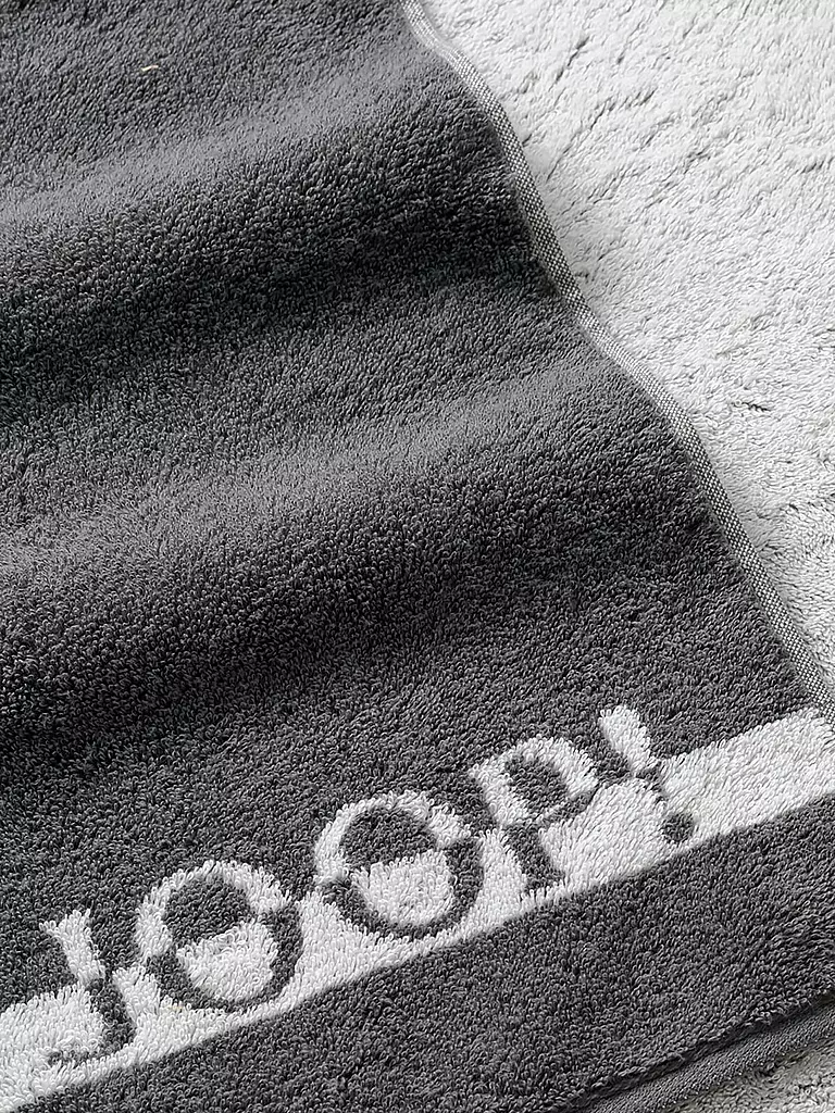 JOOP | Gästetuch SPLIT DOUBLEFACE 30x50cm Stein | grau