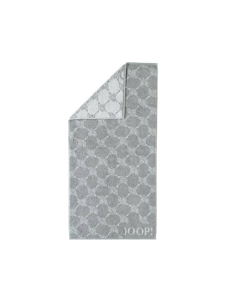 JOOP | Handtuch "Cornflower" 50x100cm (silber) | grau