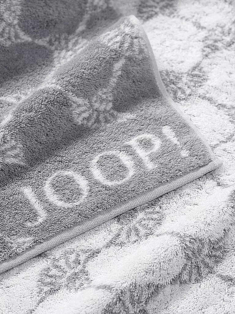 JOOP | Handtuch "Cornflower" 80x150cm (silber) | grau