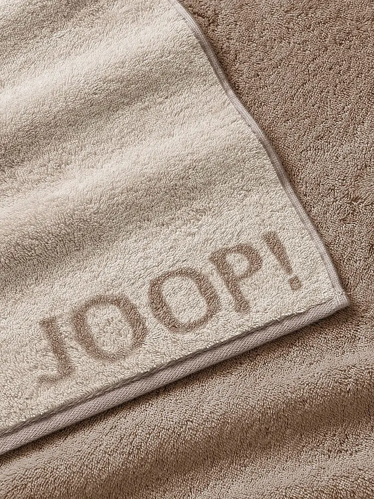 JOOP | Handtuch 50x100cm CONTOUR DOUBLFACE Creme | Beige