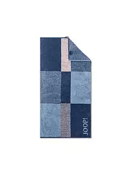 JOOP | Handtuch 50x100cm DIVIDED SQUARES Aqua  | dunkelblau