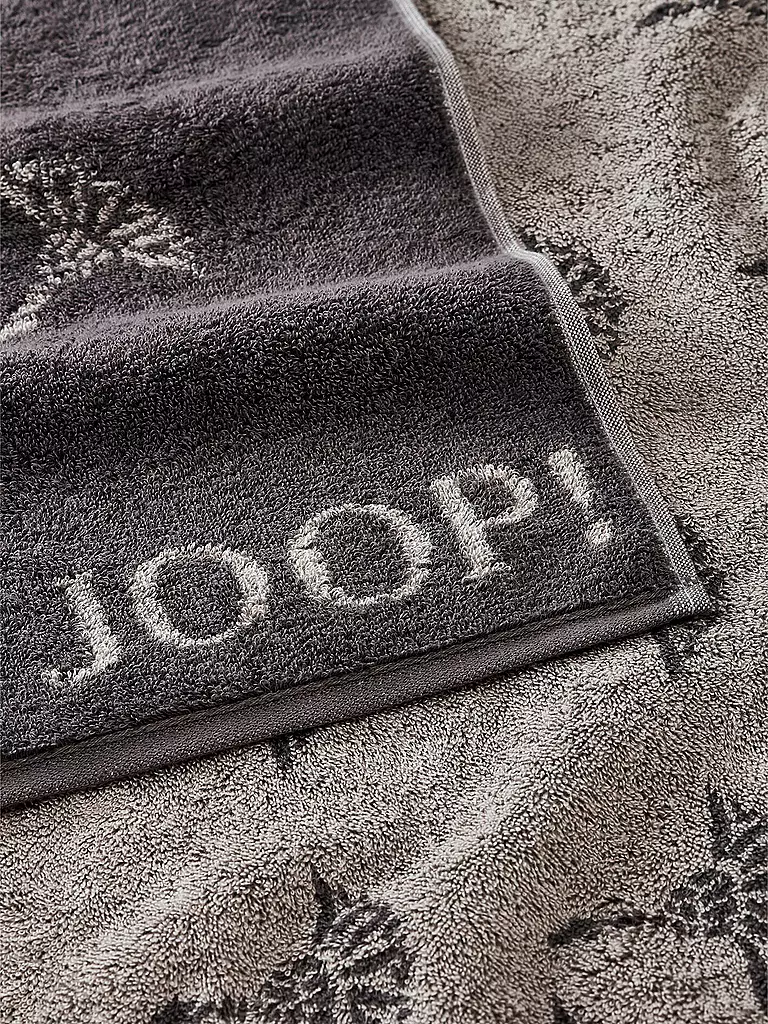 JOOP | Handtuch 50x100cm MOVE FADED CORNFLOWER Anthrazit | grau