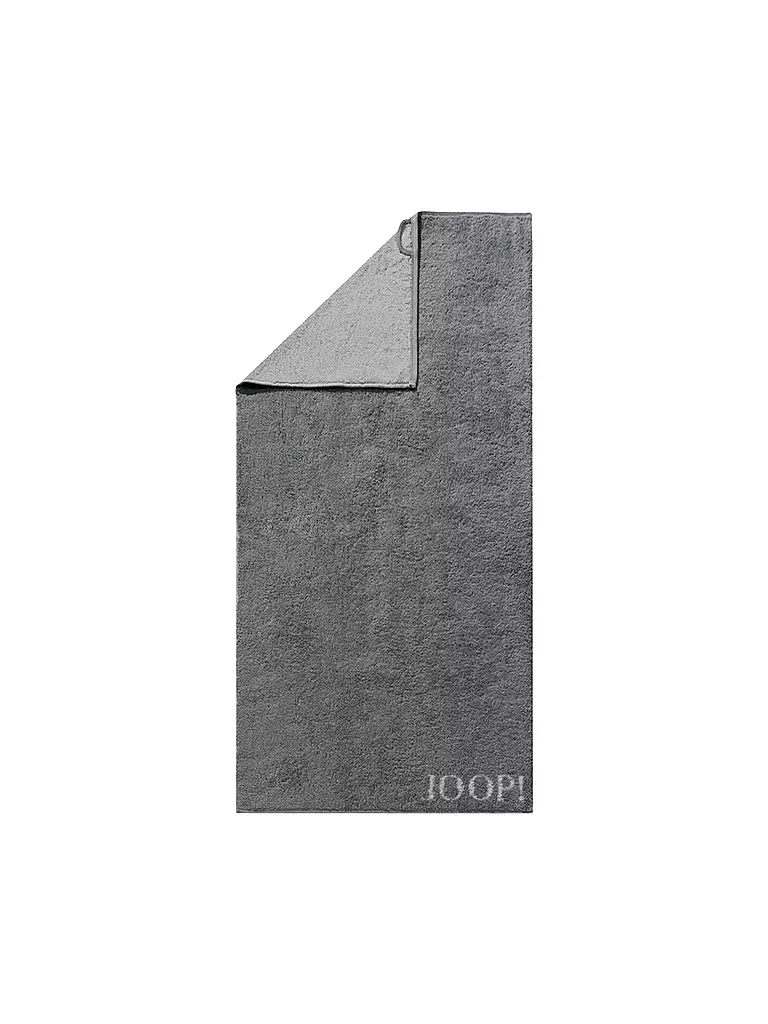 JOOP | Handtuch Doubleface 50x100cm (Anthrazit) | grau
