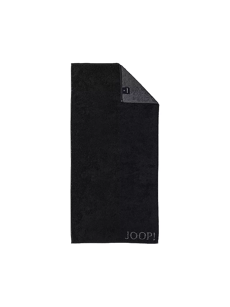 JOOP | Handtuch Doubleface 50x100cm (Schwarz) | schwarz