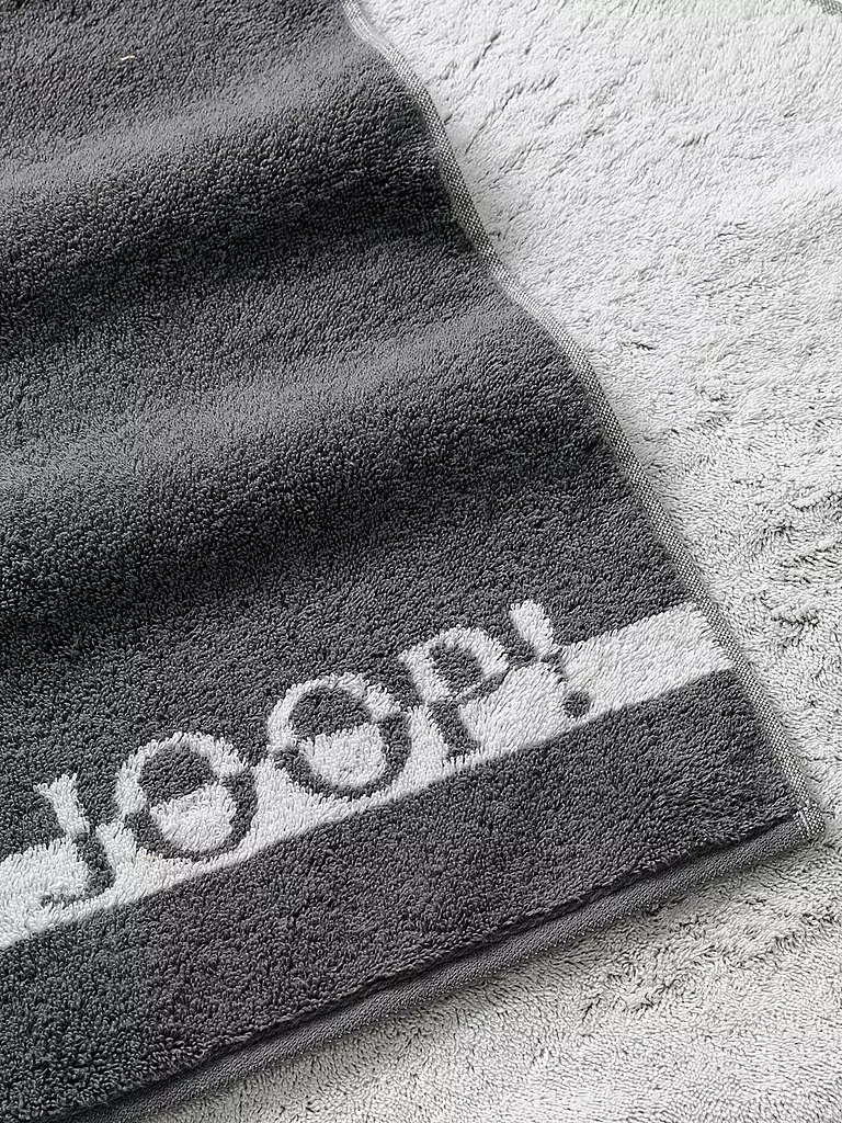 JOOP | Handtuch SPLIT DOUBLEFACE 50x100cm Stein | grau