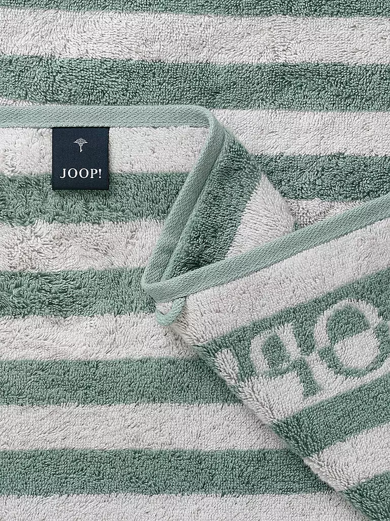 JOOP | Handtuch SPLIT STRIPES 50x100cm Pinie | hellgrün