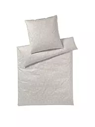 JOOP | Jacquard Satin Bettwäsche DOTS 70x90cm/140x200cm Nature | beige