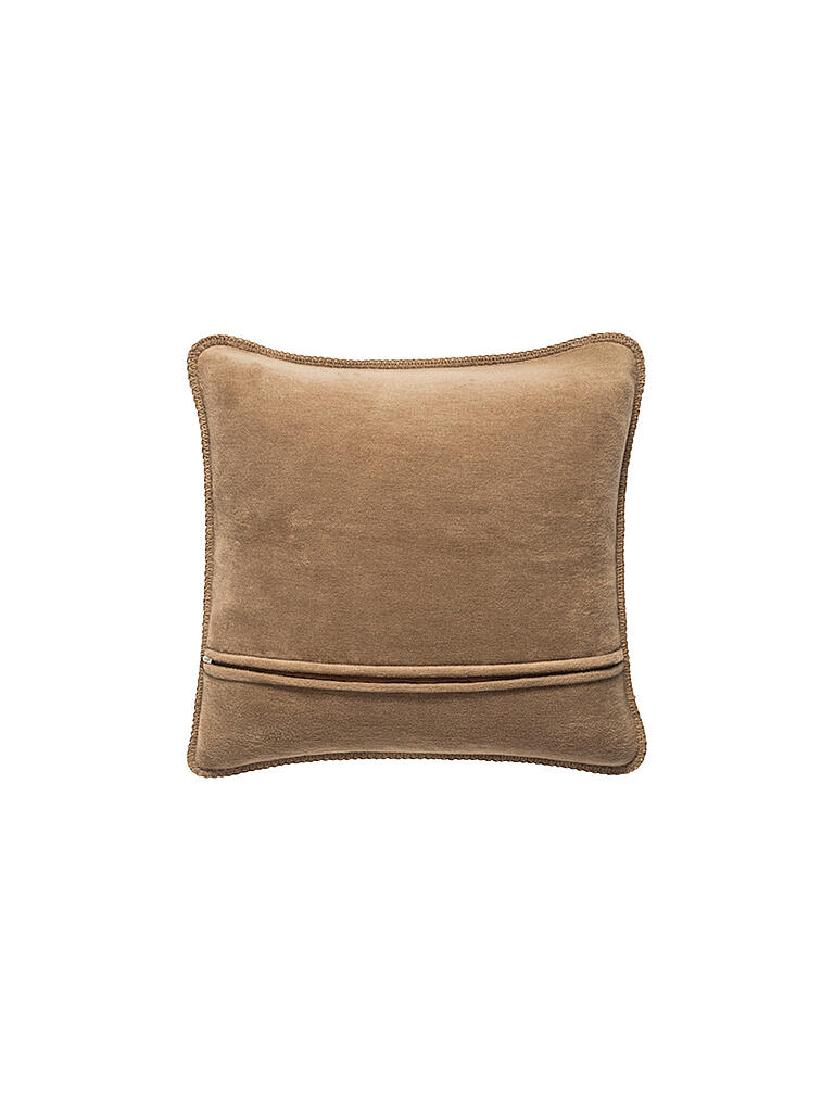 JOOP | Kissenhülle "Uni Doubleface" 50x50cm (Macchiatto-Cashew) | braun