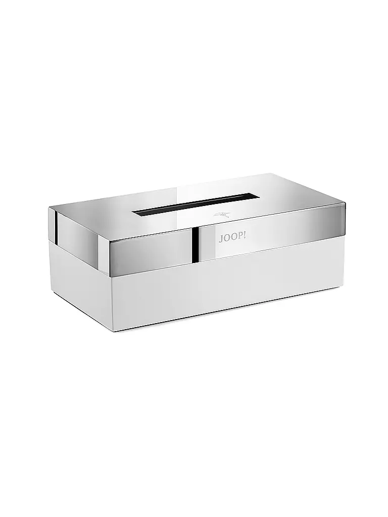 JOOP | Kleenexbox Chromeline 23x12cm | silber