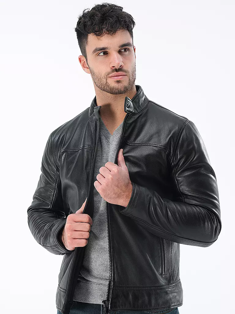 JOOP | Lederjacke CLEARY | schwarz