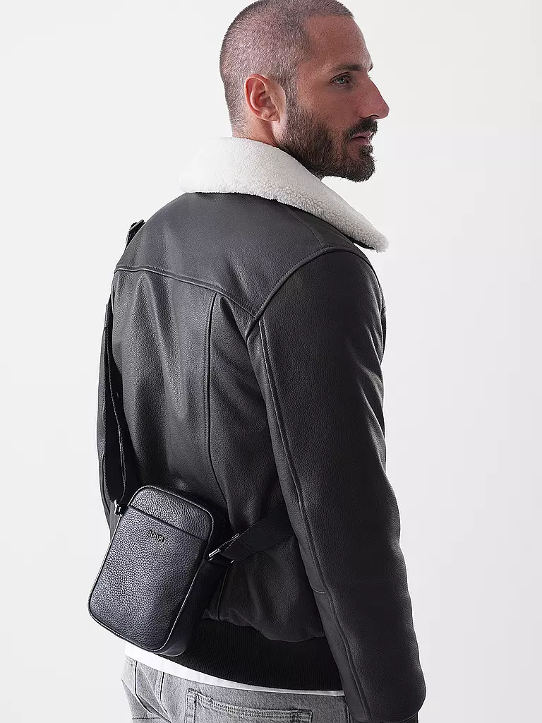 JOOP | Ledertasche - Schultertrasche CARDONA RAFAEL | schwarz