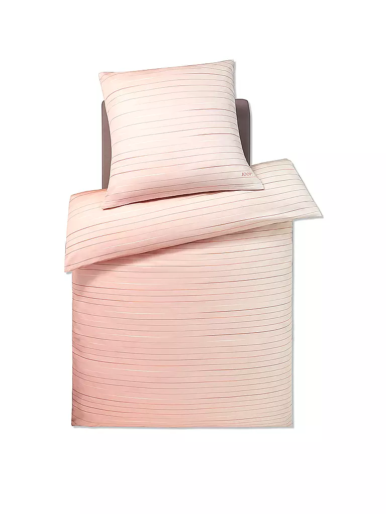 JOOP | Satin Bettwäsche 140x200cm MOVE Blush | rosa