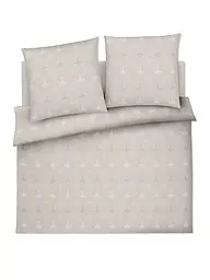 JOOP | Satin Bettwäsche CORNFLOWER CHARM 2x 70x90cm/200x200cm Vanille | creme