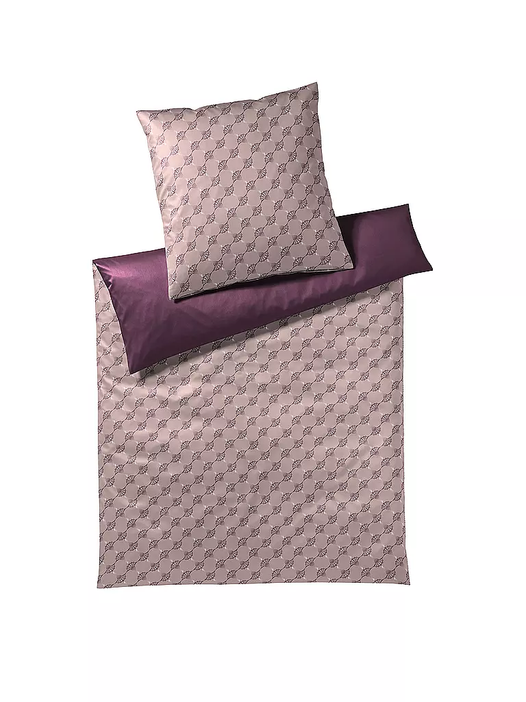 JOOP | Satin Bettwäsche Cornflower Double 70x90cm / 140x220cm Rose | rosa