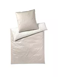 JOOP | Satin Bettwäsche CORNFLOWER GLAM 70x90cm/140x200cm Navy | beige