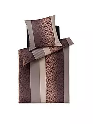 JOOP | Satin Bettwäsche LEO 70x90cm / 140x220cm Vanilla | grau