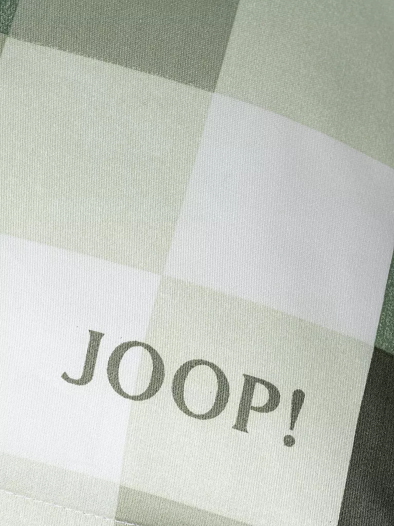 JOOP | Satin Bettwäsche MESH 70x90cm/140x200cm Sage | hellgrün