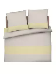 JOOP | Satin Bettwäsche SPLIT 2x 70x90cm / 200x200cm Nude  | creme