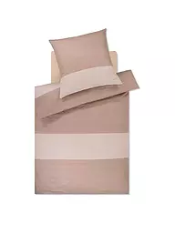 JOOP | Satin Bettwäsche SPLIT 70x90cm / 140x200cm Stone | beige
