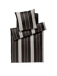 JOOP | Satin Bettwäsche STRIPES 70x90cm/140x200cm Dkl Rot | schwarz