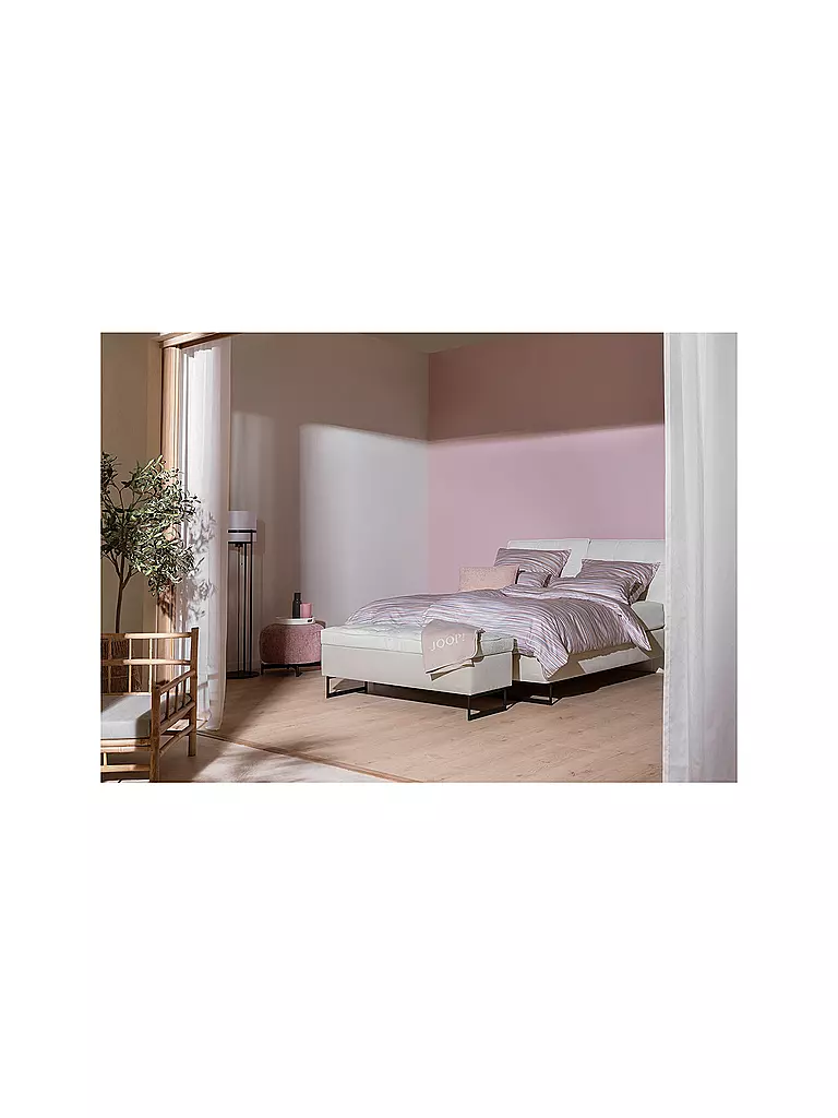 JOOP | Satin Bettwäsche VIVID 70x90cm/140x200cm Blush | koralle