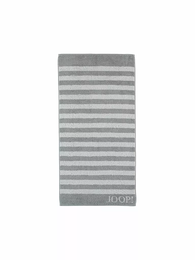 JOOP | Saunatuch "Stripes" 80x200cm (silber) | grau